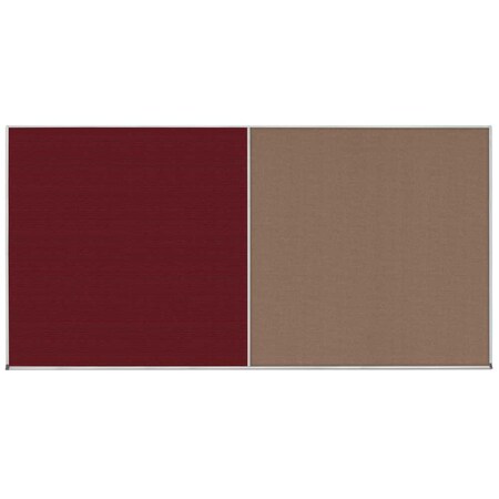United Visual Products Enclosed Corkboard, 1 Door, 24"x36", 4" Fra UV3415-GOLD-BLACK